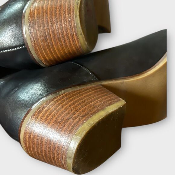 Cole Haan Black Leather Ankle Boots Size 6.5 – Minimalist, Classic, Comfortable - Picture 5 of 6